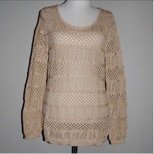 Calvin Klein, L, see-through sweater for layering